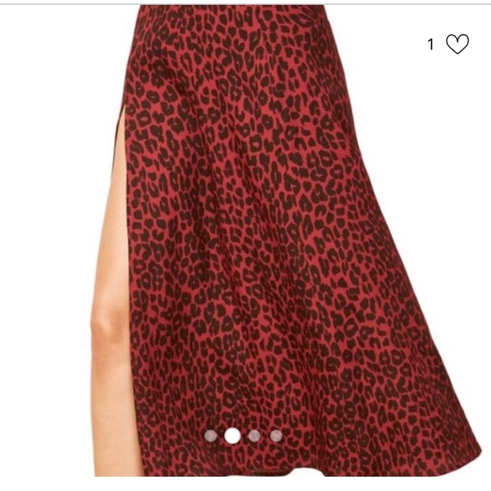 Reformation - Zoe Skirt - Wild Cat - Size 4